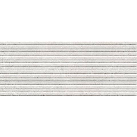 ÉCHANTILLON Terravito Melora carreau mural - 30x75cm - rectifié - aspect béton - white decor mat (blanc) SW1130622