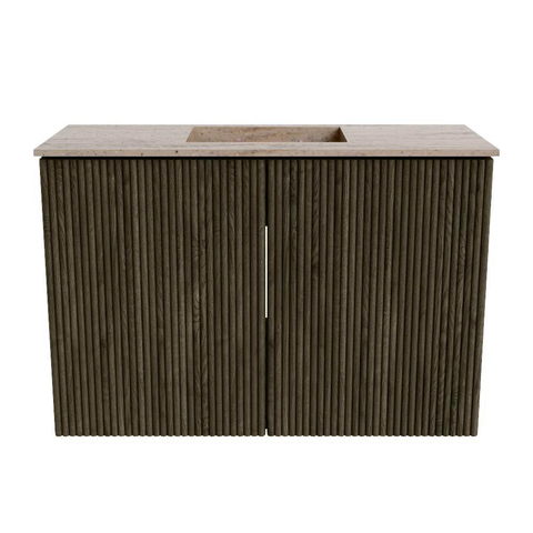 Mondiaz JOYA-DLUX 60cm toiletmeubel - kleur Shadow - Wastafel FAYE positie Midden Zonder kraangat kleur Saba. SW1425110