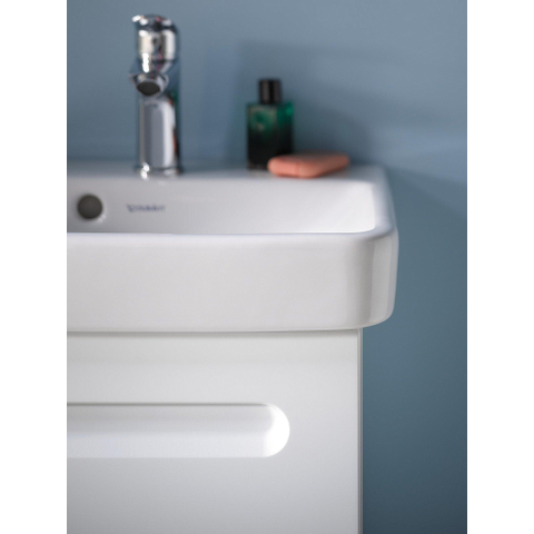Duravit No.1 - No.1 - wastafel - 500mm - met overloop - 1 kraangat midden - hoogglans wit SW723751