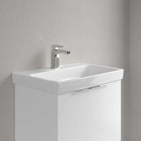 Villeroy & boch Architectura Lavabo - 44.5x65cm - avec trou de robinetterie - dessous rectifié - blanc alpin SW1162082