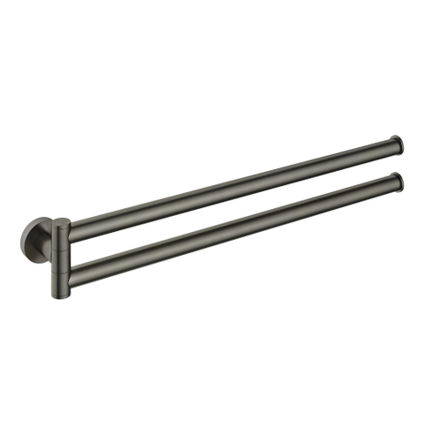 Hotbath &MORE Handdoekhouder Draaibaar AI - verouderd ijzer (zwart) SW1246427