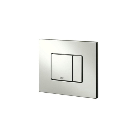 Villeroy & Boch O.novo Compact O.Novo toiletset - compact - met inbouwreservoir - softclose en quickrelease zitting bedieningsplaat verticaal/horizontaal - chroom (wit) SW158844