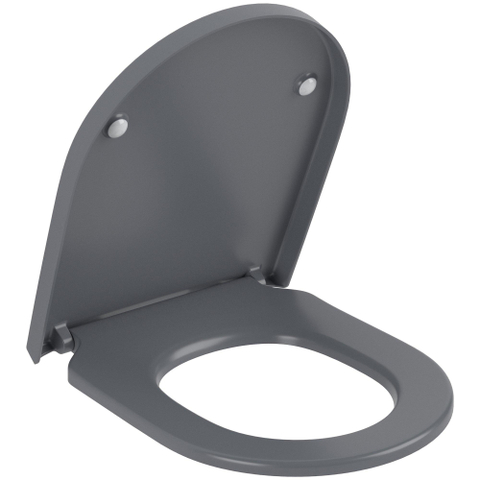 Villeroy & Boch Subway 3.0 closetzitting - met softclose en quickrelease - Graphite (mat grijs) SW546731