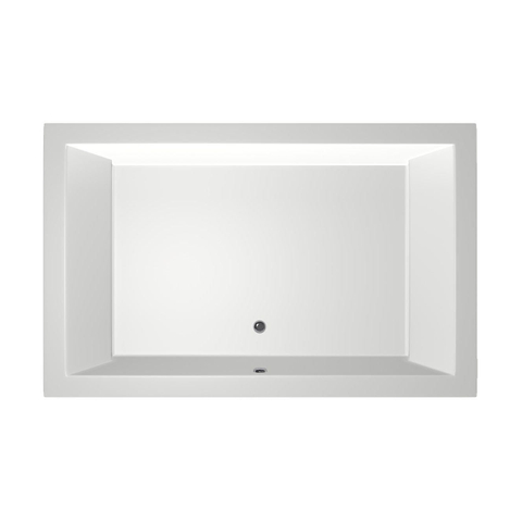 Xenz Society Baignoire Duo - 190x120x53 - bonde au milieu - acrylique - blanc SW103463