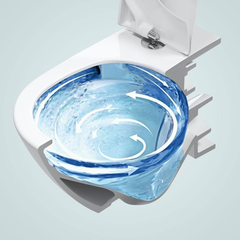 Villeroy & Boch Subway 3.0 WC suspendu - 56cm - cuvette profonde - twistflush - antibactérien - avec abattant Saniclass quickrelease et softclose - blanc alpin brillant SW1381763