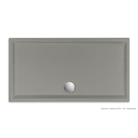 Xenz Mariana receveur de douche - 120x90x7 - Acrylique - ciment SW158370