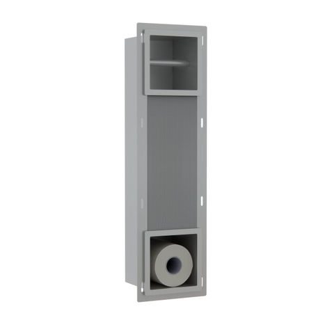 Fortifura Calvi Inbouw Reserve- en toiletrolhouder - PVD - geborsteld RVS SW1189086