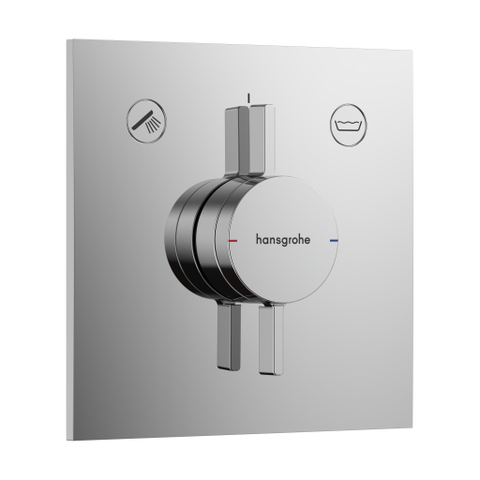 Hansgrohe DuoTurn E Inbouw mengkraan - voor 2 functies - hoogglans chroom SW918661
