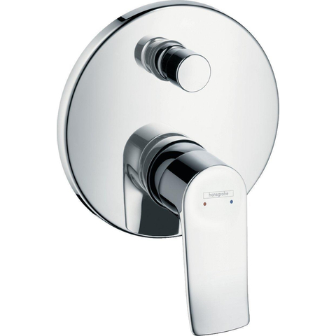 Hansgrohe Metris Afbouwdeel - voor inbouw badkraan - met omstel - voor Exafill - hoogglans chroom 0450939
