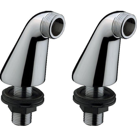 Hansgrohe Montageset - voor badkraan van wand naar staande montage - hoogglans chroom 0454284