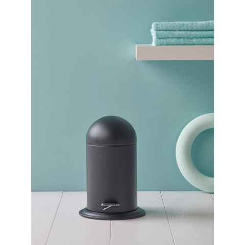 Aquanova Ona Poubelle à déchets 3L Noir SW485955