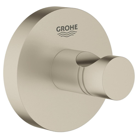 Grohe Essentials Handdoekhaak - rond - brushed nickel (nikkel) SW99007