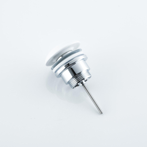 QeramiQ Dely Klikwaste Afvoerplug - keramiek - glans wit SW1233521