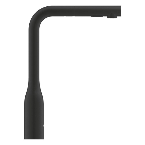 Grohe Essence New Keukenmengkraan - L-uitloop - phantom black (zwart) SW901518