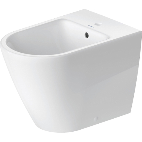 Duravit D-neo Staand bidet - 58x37x40cm - met overloop - wit SW640543