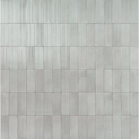 Ceralto Drapé Mural Decor-strip - 7.5x20cm - 12.5mm - Grigio SW669932