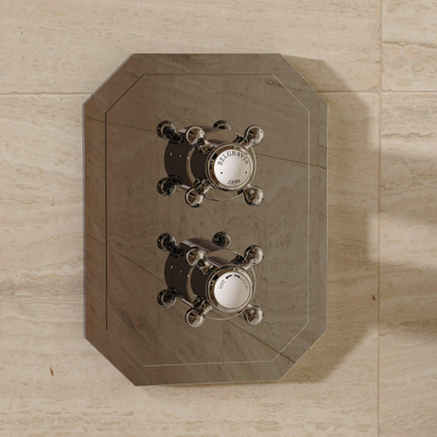 Crosswater Belgravia Douchekraan - inbouw - exclusief inbouwdeel - 1 functie - hoogglans chroom SW487093