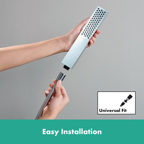 Hansgrohe Pulsify e Doucheset - 100 - 1jet - ecosmart+ - met glijstang 90 cm - hoogglans chroom SW918220