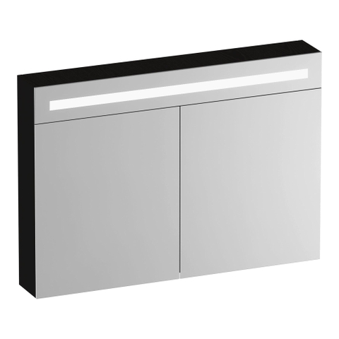 BRAUER Promise Deluxe armoire de toilette – 100 x 70 x 15 cm – LED directe – Timber Black SW1203640