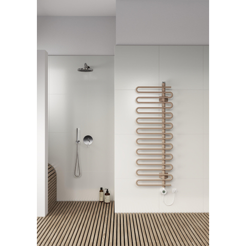 Instamat Cobra Badkamerradiator - Elektrisch - 800 Watt - 1841x 600mm - collectorbuis rechts - wandconsoles - standaard wit OUTLETSTORE STORE43946