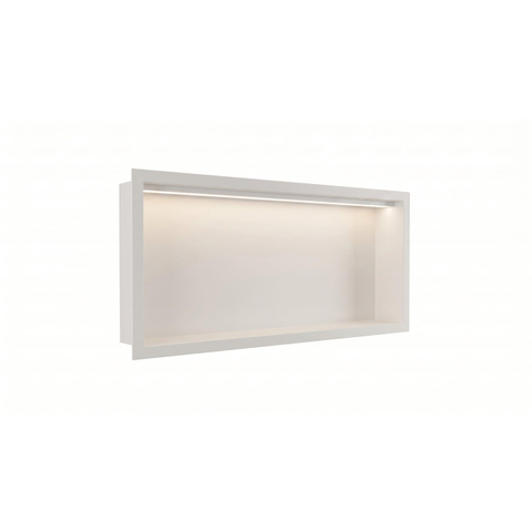 Fortifura Galeria Niche encastrée - 30x60x7cm - éclairage LED - blanc mat SW1529769