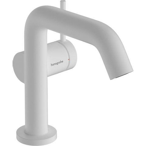 Hansgrohe Tecturis s 1 greeps wastafelkraan - 110 Fine - coolstart - zonder waste set - mat wit SW918652