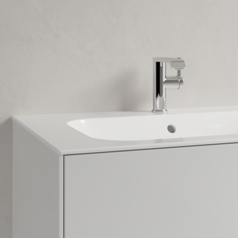 Villeroy & Boch Finion Lavabo-meuble - 800 x 500 x 160 mm - Blanc Alpin CeramicPlus - avec trop-plein dissimulé - non poli SW106522