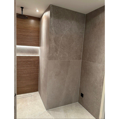 ÉCHANTILLON Terravito Rovella carreau mural et de sol - 60x120cm - rectifié - aspect pierre naturelle - Pearl mat (gris) SW1221524