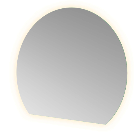 Hotbath &MORE Spiegel - 140x120cm - direct en indirect LED - spiegelverwarming - color changing - dimbaar - met afstandsbediening - zilver SW1246117
