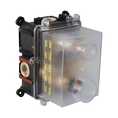 Hotbath Cobber Regendoucheset - inbouwkraan - thermostatisch - 20cm hoofddouche - handdouche - geborsteld nikkel (RVS) SW1437747