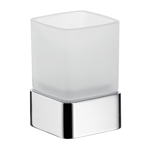 Emco Loft porte-gobelet avec verre modèle à poser chrome SW113950