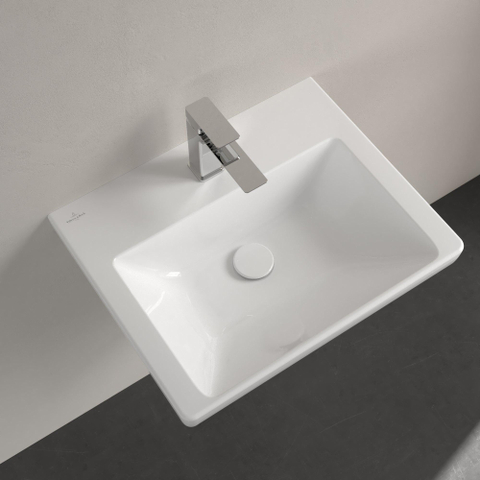 Villeroy & Boch Subway 3.0 Lavabo - 550 x 440 x 165 mm - blanc Alpin brillant (blanc) - sans trop-plein SW701519