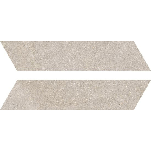 Ceralto Ivarno Stone Carrelage de sol - 11.7x52.3cm - 9.5mm - rectifié - Argento SW1117254