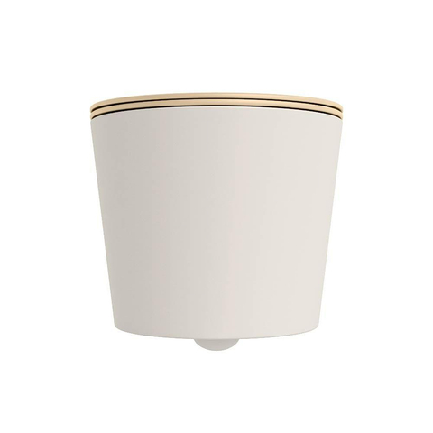 Mondiaz LAVIE hangtoilet – spoelrandloos – 36 x 53 cm – met softclose zitting – Linen (offwhite), zitting Sand (beige) SW1208772