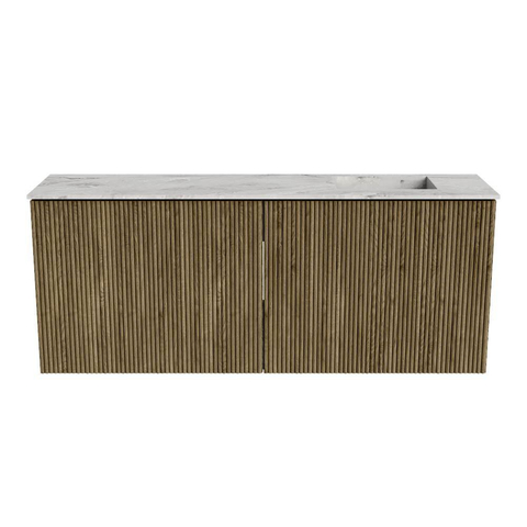 Mondiaz JOYA-DLUX 100cm meuble de salle de bains - couleur Dusk - Vasque FAYE position Droite 1 trou de robinet couleur Glace. SW1423201