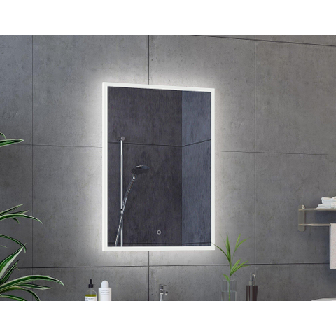 H&R Badmeubelen Mikado spiegel 60x70cm dimbaar LED met verwarming SW997260