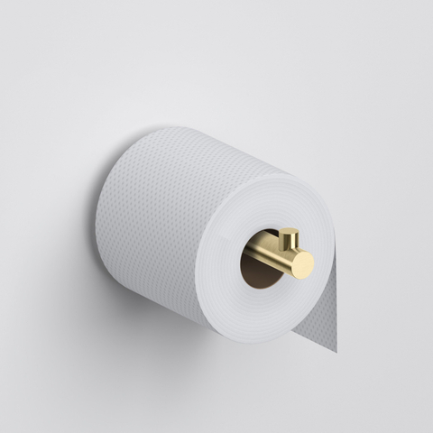 Clou Kaldur porte-rouleau de papier toilette droit or brossé PVD SW917318