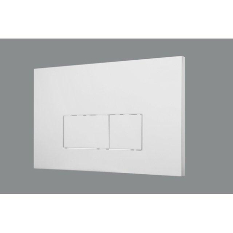 Villeroy & Boch Subway 2.0 wandcloset - 56cm - met Geberit inbouwreservoir - met Saniclass closetzitting QeramiQ Push Bedieningsplaat rechthoekige knoppen - White Alpine (glans wit) SW1431062