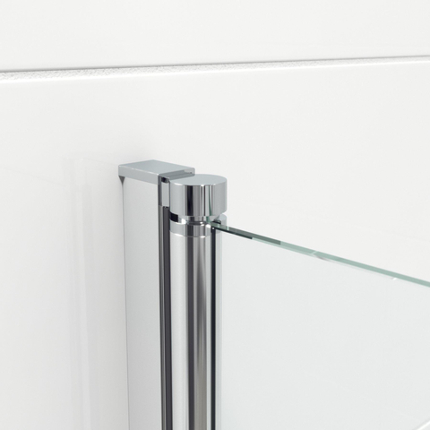 Marenza Neptune Badwand - 1 delig draaibaar - 80x150cm - 6mm veiligheidsglas - anti kalk - chroom SW238237