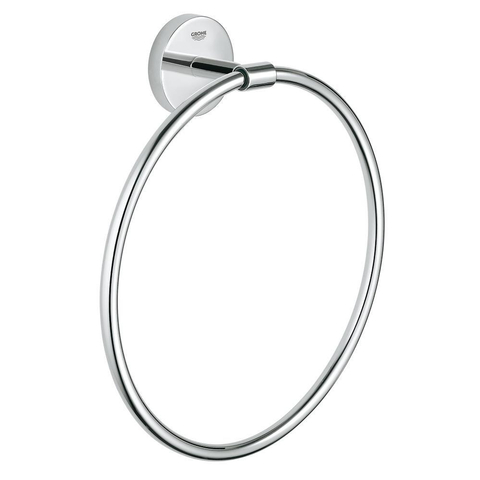 GROHE Bau Cosmopolitan Anneau porte-serviette - 20cm - chrome SW74539