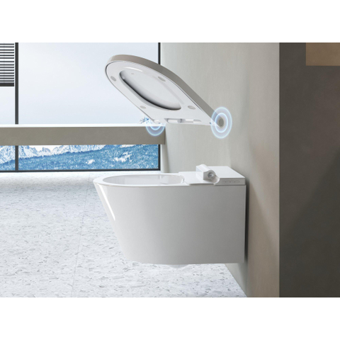 QeramiQ Luma WC lavant – siège chauffant & séchage à air chaud – blanc brillant SW1247816