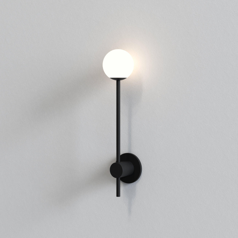 Astro Orb Single applique murale excl. G9 noir mat SW680088