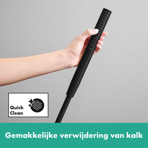 Hansgrohe Pulsify s Doucheset - 100 - 1jet - ecosmart+ - met glijstang 65 cm - mat zwart SW918115