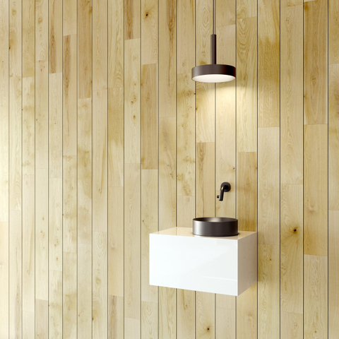 Clou Vale fonteinen keramiek fontein rond Zwart mat - licht beschadigd-OUTLETSTORE STORE44663