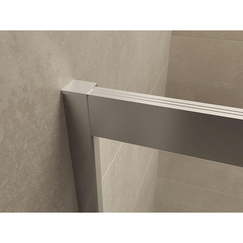 Wiesbaden Puerta Softclose 2.0 douchedeur - 1200x2000 chroom profiel - 8mm glasdikte NANO - chroom SW295886