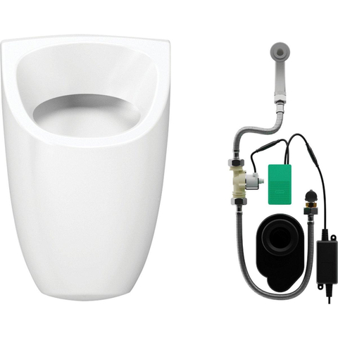 Ipee u1 pack urinal edge mini flush system alimentation secteur SW418007