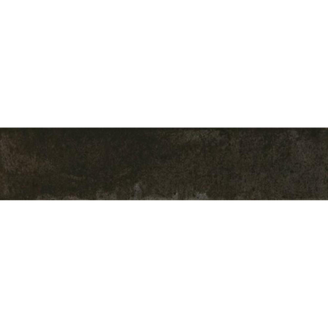 ÉCHANTILLON Ceralto Pavero Core Carreau mural - 6X27cm - 7.7mm - Rectangle - Black Lava Brillant SW1220891