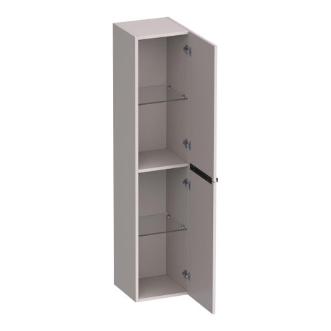 BRAUER Elevate badkamerkast - 160x35x35cm - excl. opleggrepen - 2 deuren - links- of rechtsdraaiend - mat zand met grepen SHOWROOMMODEL SHOW26800
