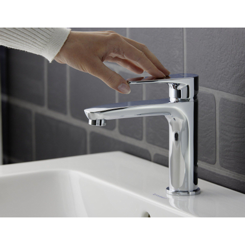 Duravit B.1 1 greeps wastafelmengkraan - 175x42x169mm - hoogglans chroom SW213559