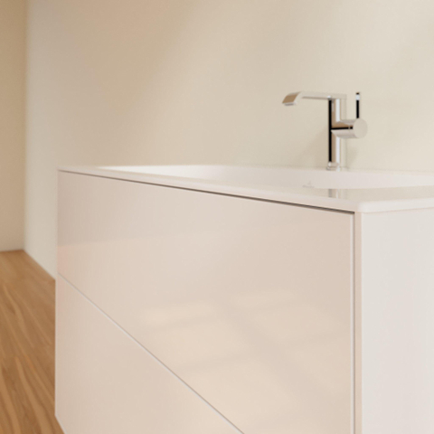 Villeroy & Boch finion wastafelonderbouwkast - met 2 ladenen - 99.6x59.1x49.8cm - voor meubelwastafel - 4164 - mat wit SW106677